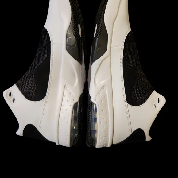 Jordan Black and White Sneakers Max Aura 2 Size 12